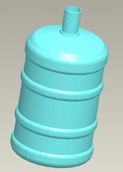 Non-returnable 5 Gallon Bottle Design