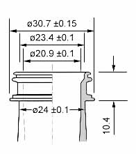 Dropless neck-finish