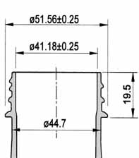 48/40 neck-finish